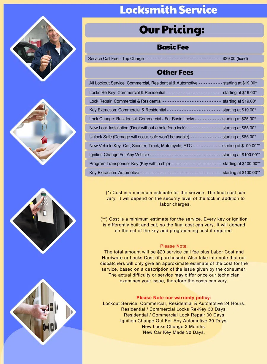 General Locksmith Store Seffner, FL 813-261-6641